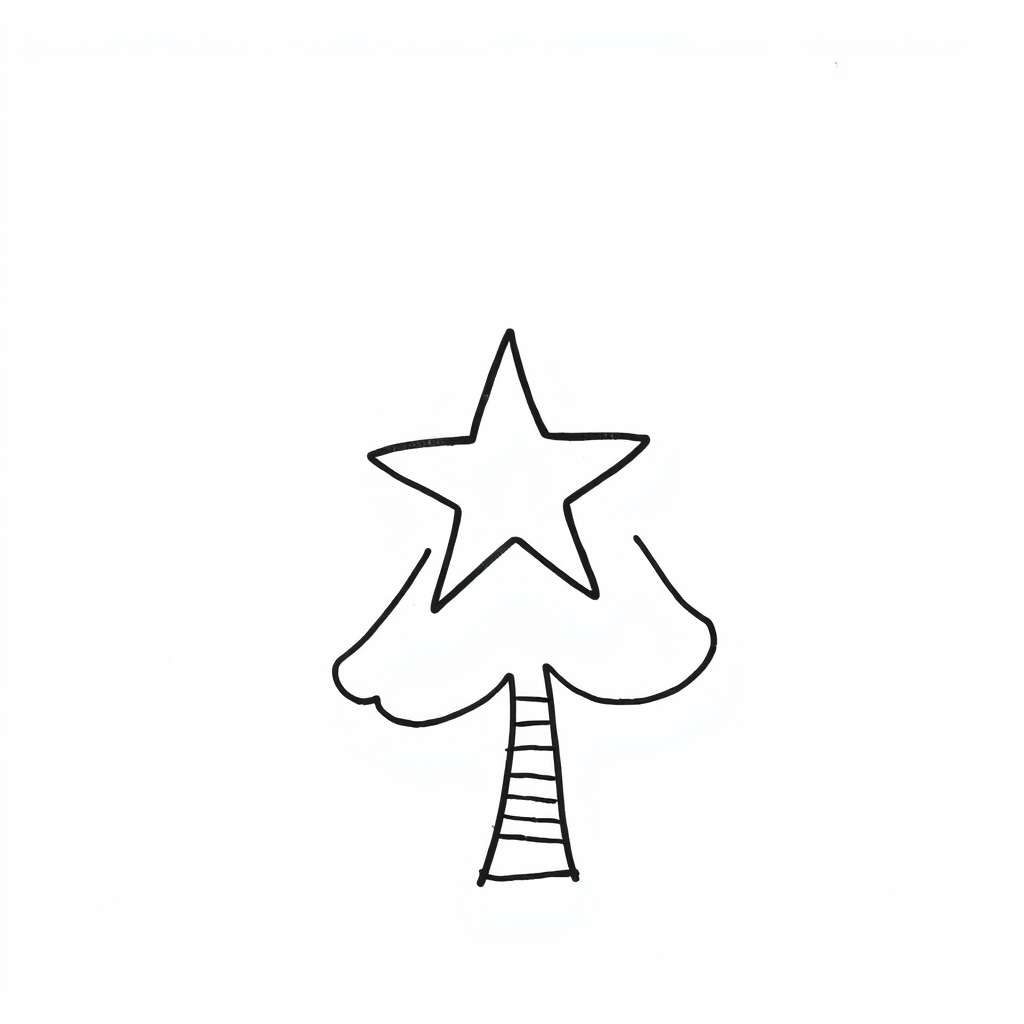 Star on tree