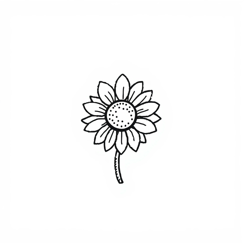 Sunflower Brooch