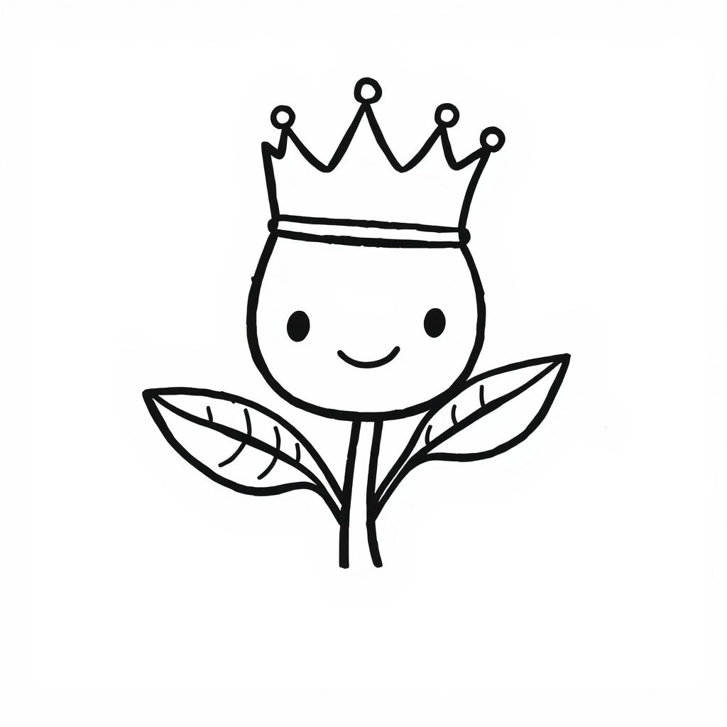 Plant with crown.