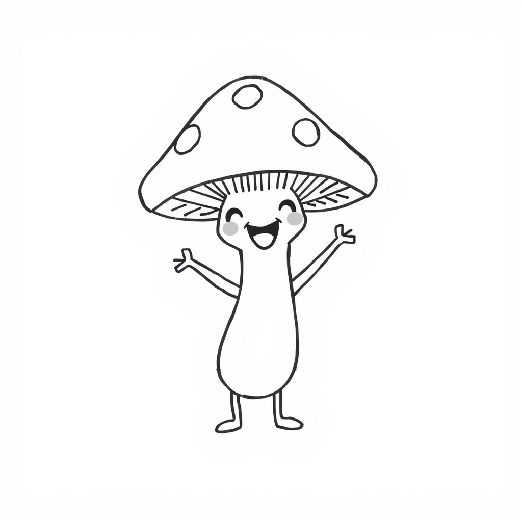 Joyful Mushroom Dancing