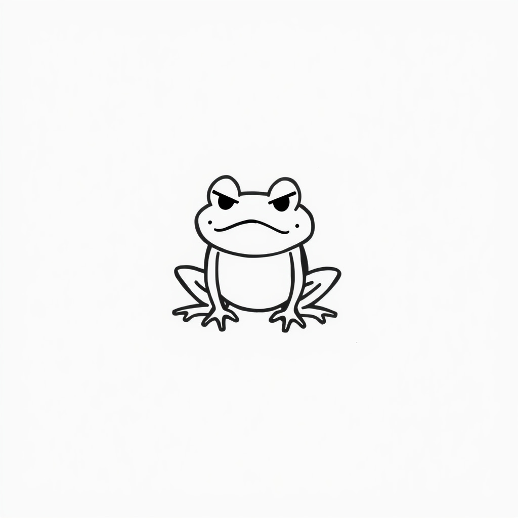 Angry Frog Croaking