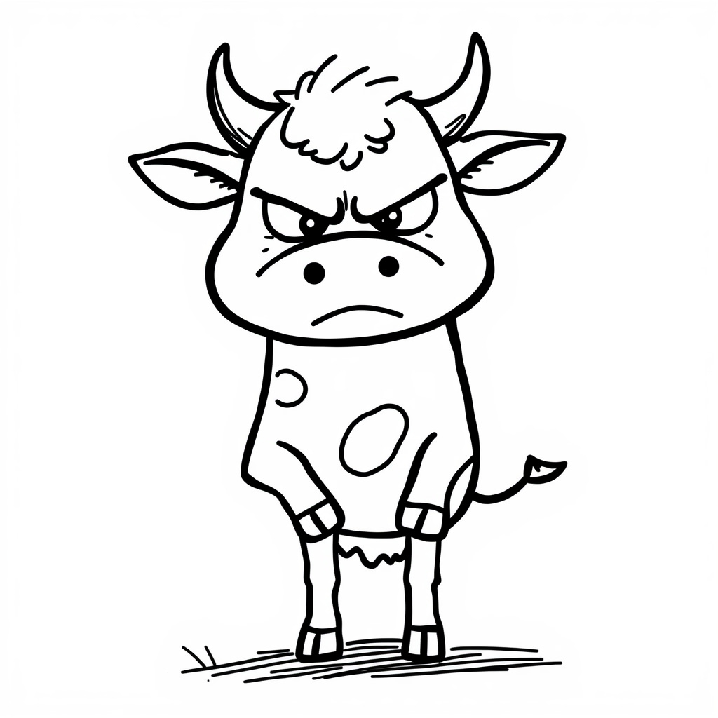 Angry Cow Stomping