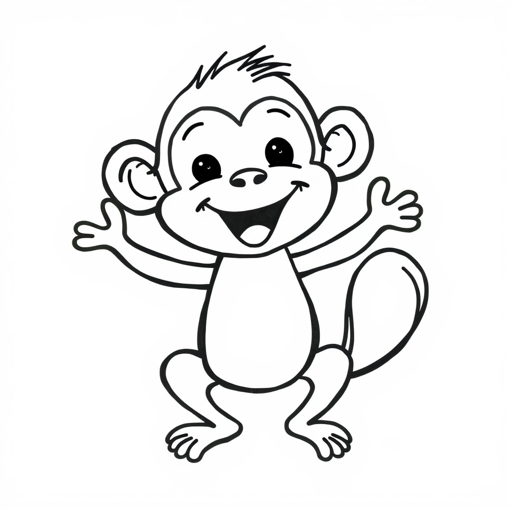 Monkey excited