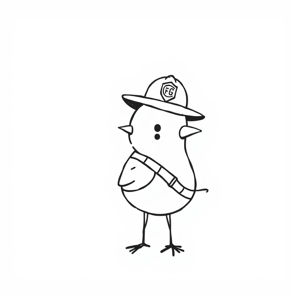 Bird as a firefighter