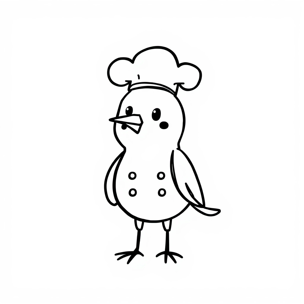 Bird as a chef