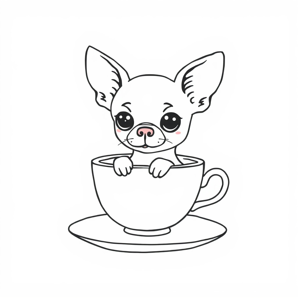 Chihuahua in a teacup.