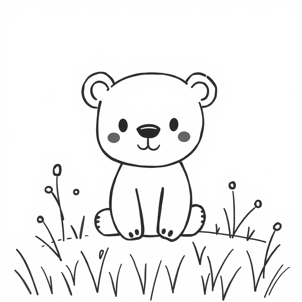 Bear in a meadow