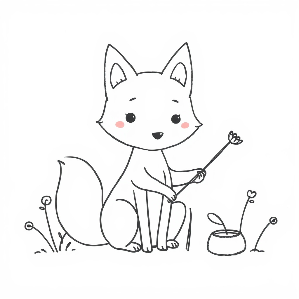 Fox gardening