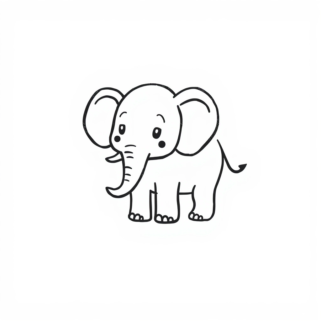 Elephant with peanuts