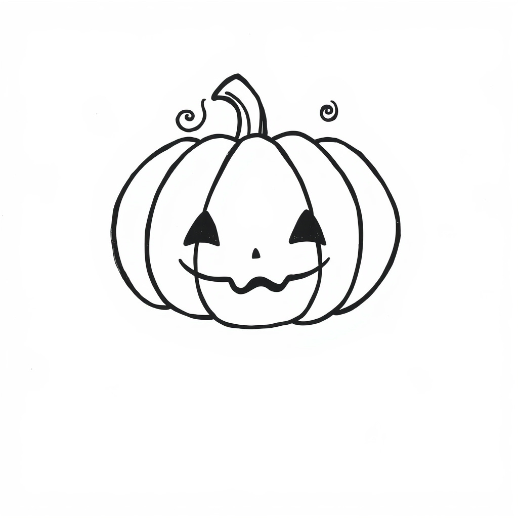 Pumpkin head character