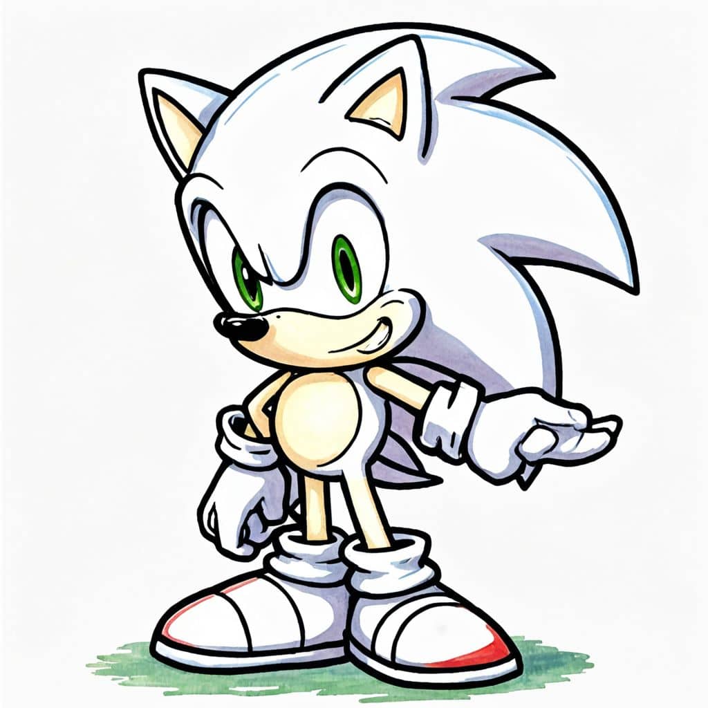 Colored Sonic - happy