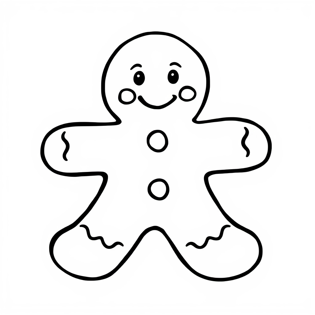 Baking Cookies Gingerbread Man