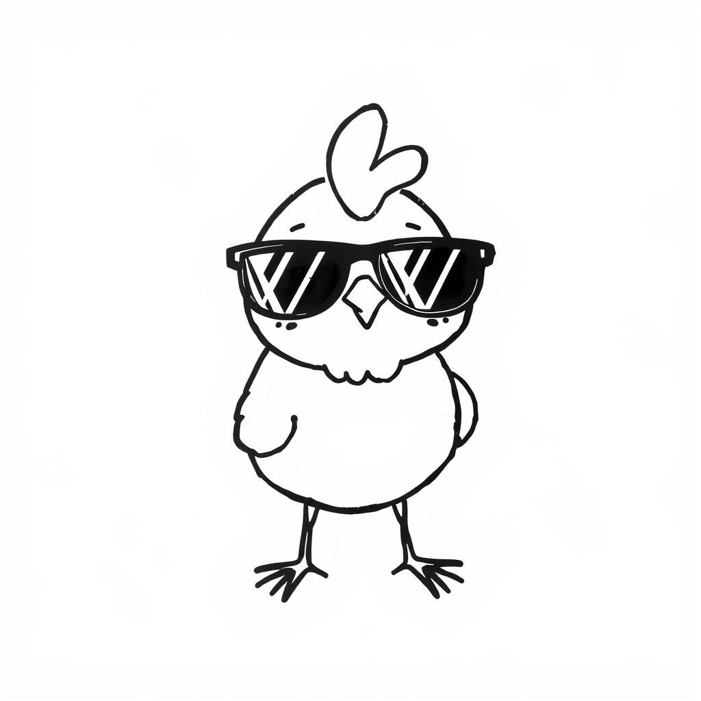 Chicken with Sunglasses