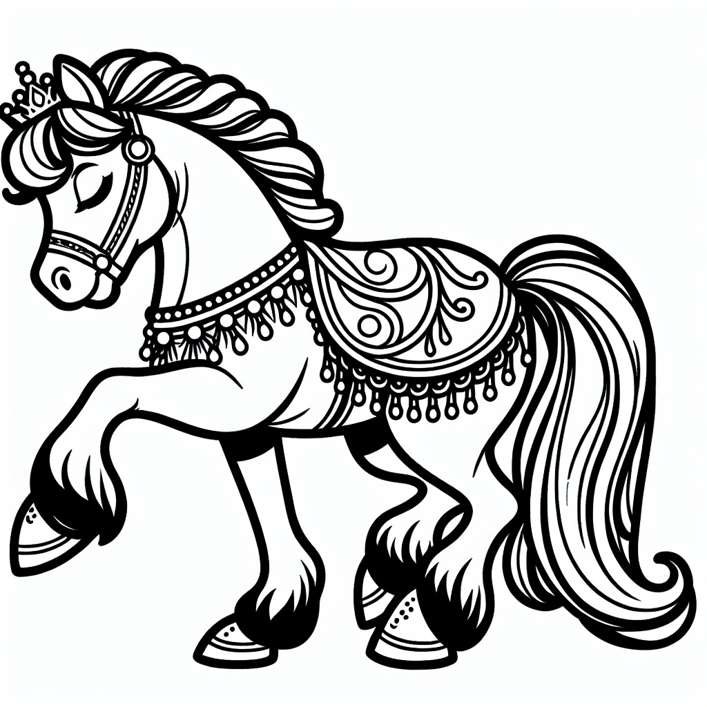 Original Sleeping beauty's regal stallion