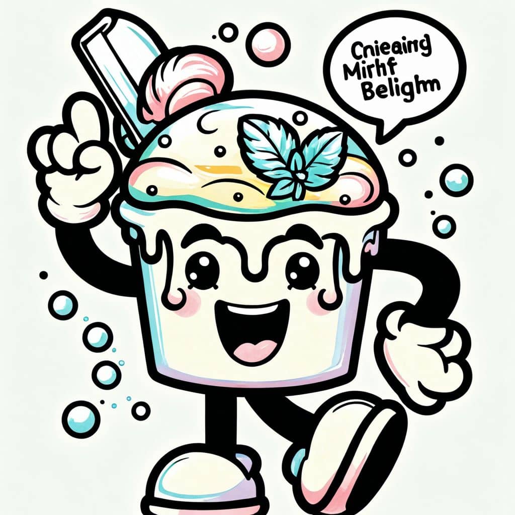 Colored Freezing Minty Delight