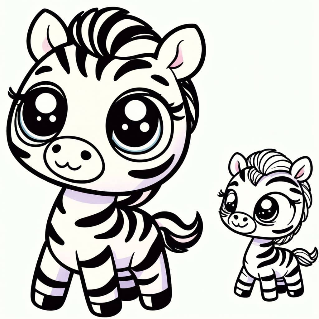 Colored Zebra counting stripes