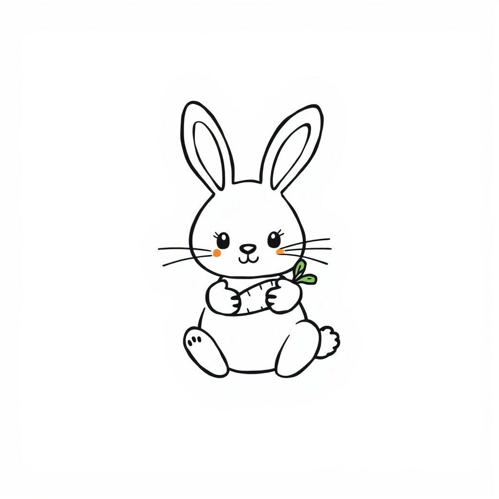 Bunny with carrot