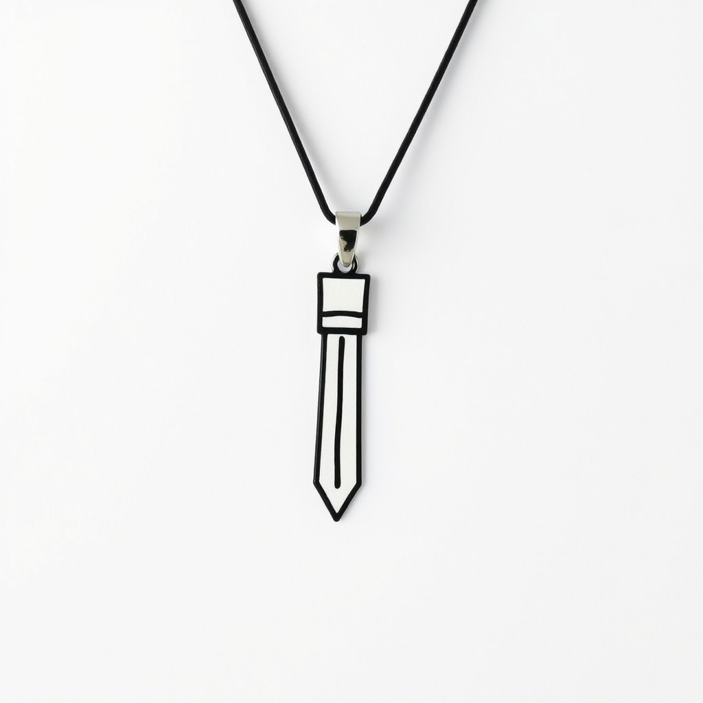 Lightsaber as a necklace pendant