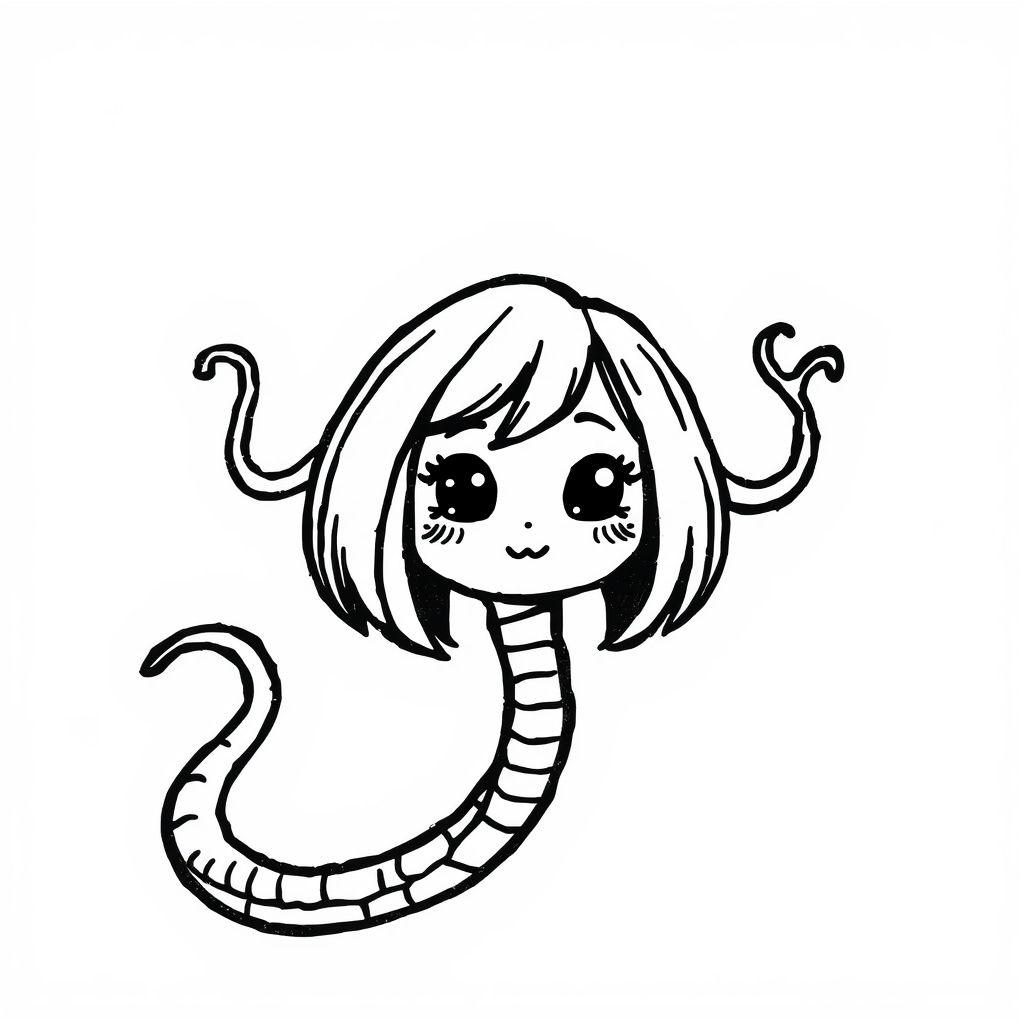 Medusa sporting a bob cut