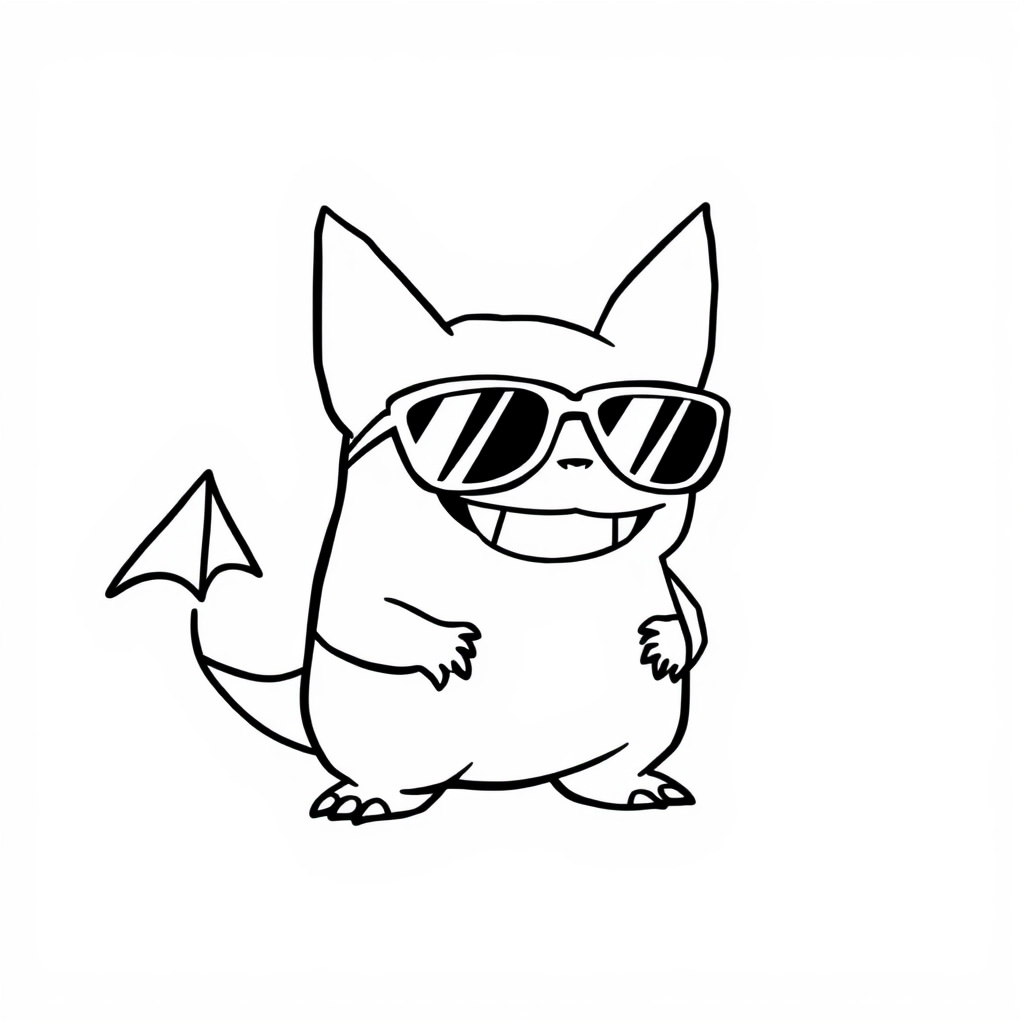 Gengar wearing sunglasses