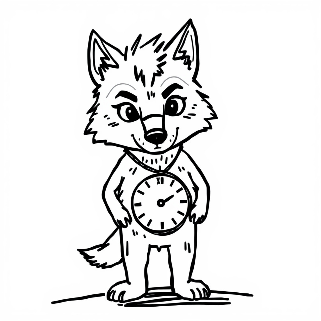 Werewolf with a pocket watch