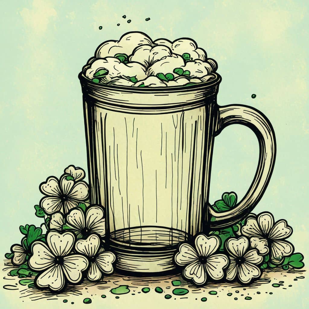 Colored Patrick's Day mug