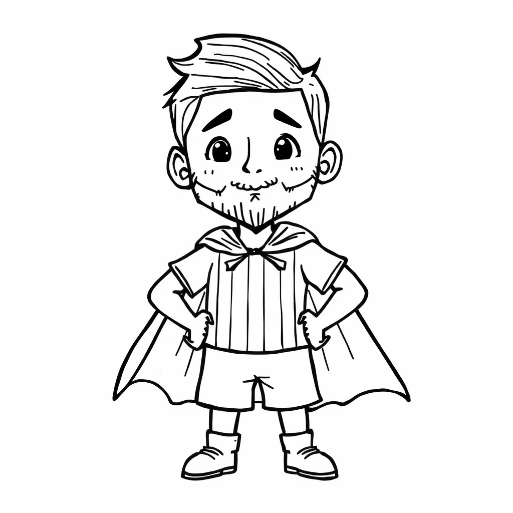 Messi with a superhero cape.