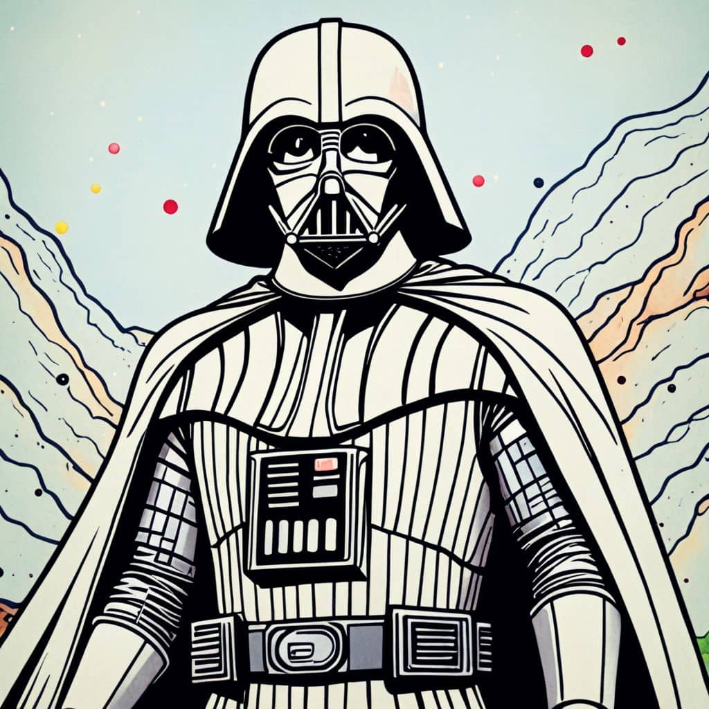 Colored Darth Vader - Star Wars