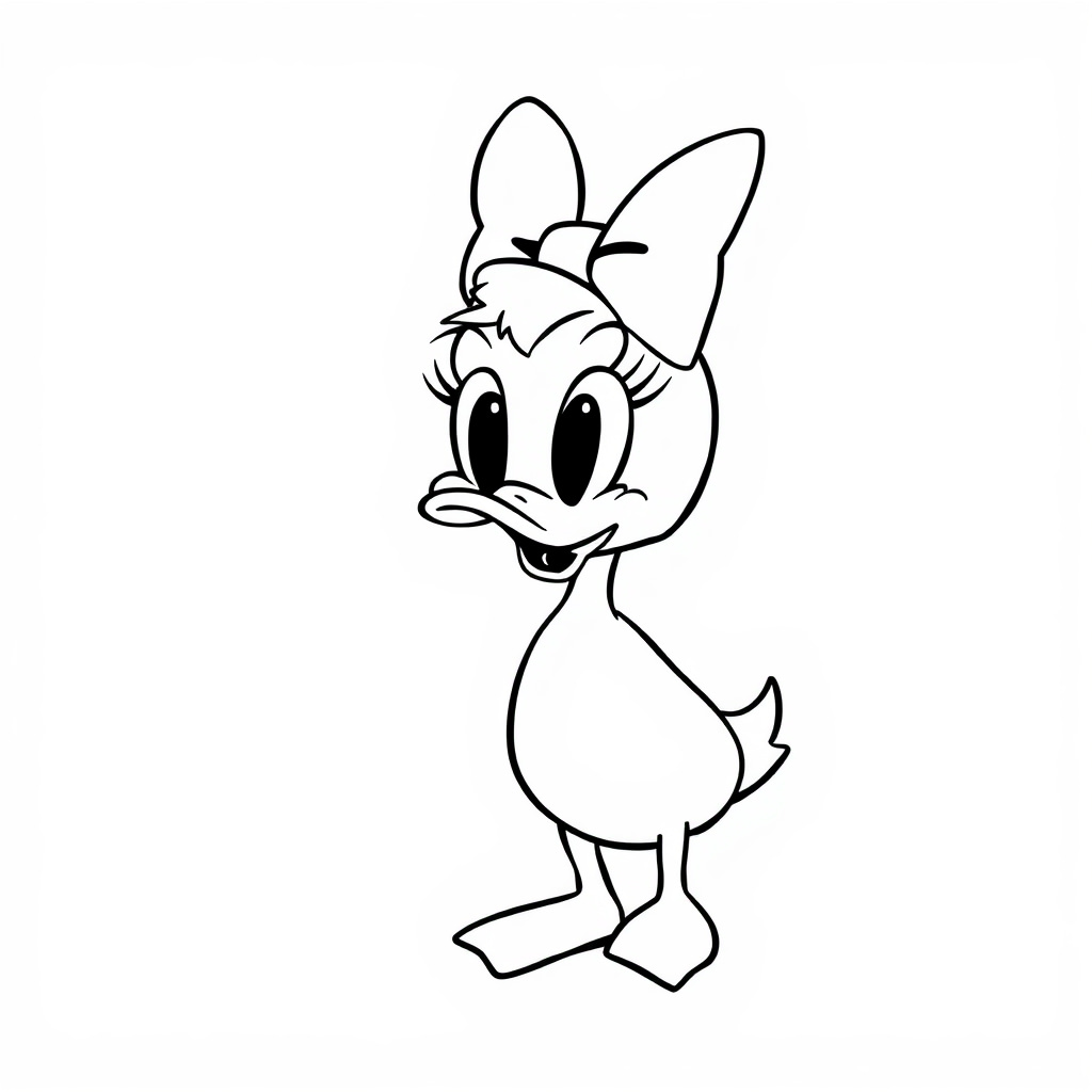 Daisy Duck feeling surprised