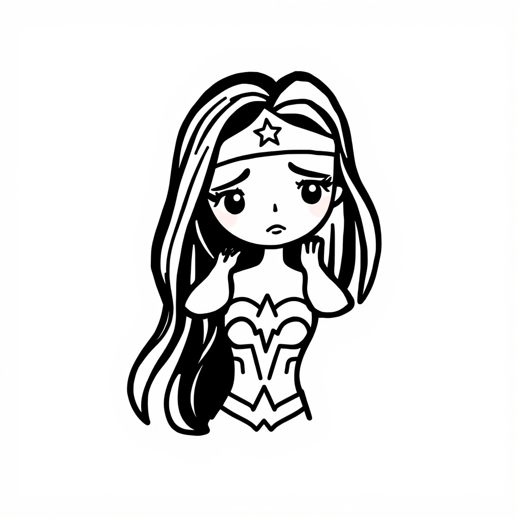 - Wonder Woman frustrated