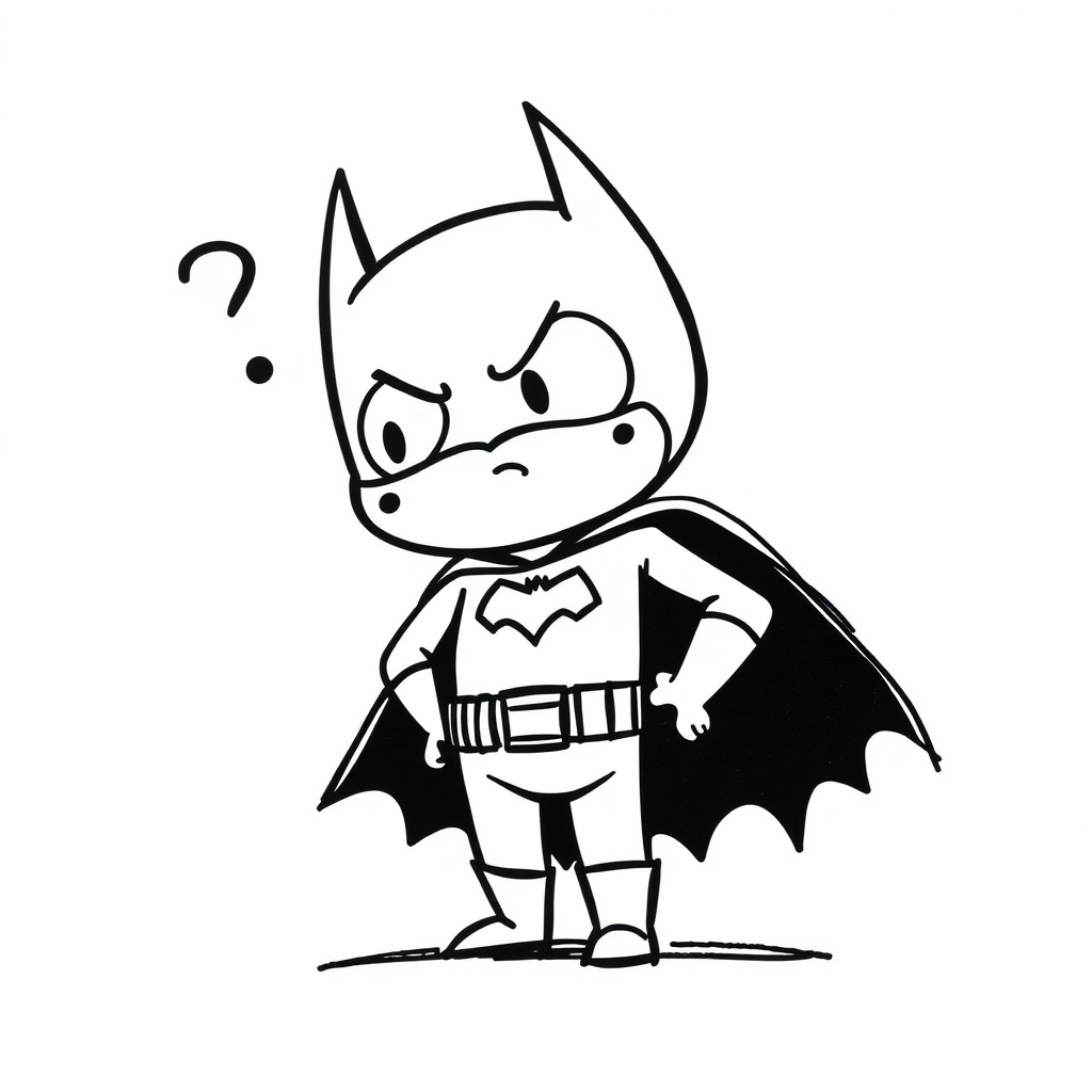 Batman feeling confused