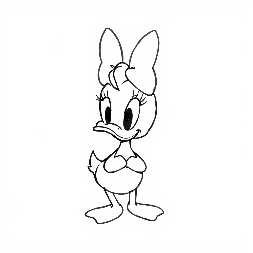 Daisy Duck feeling curious