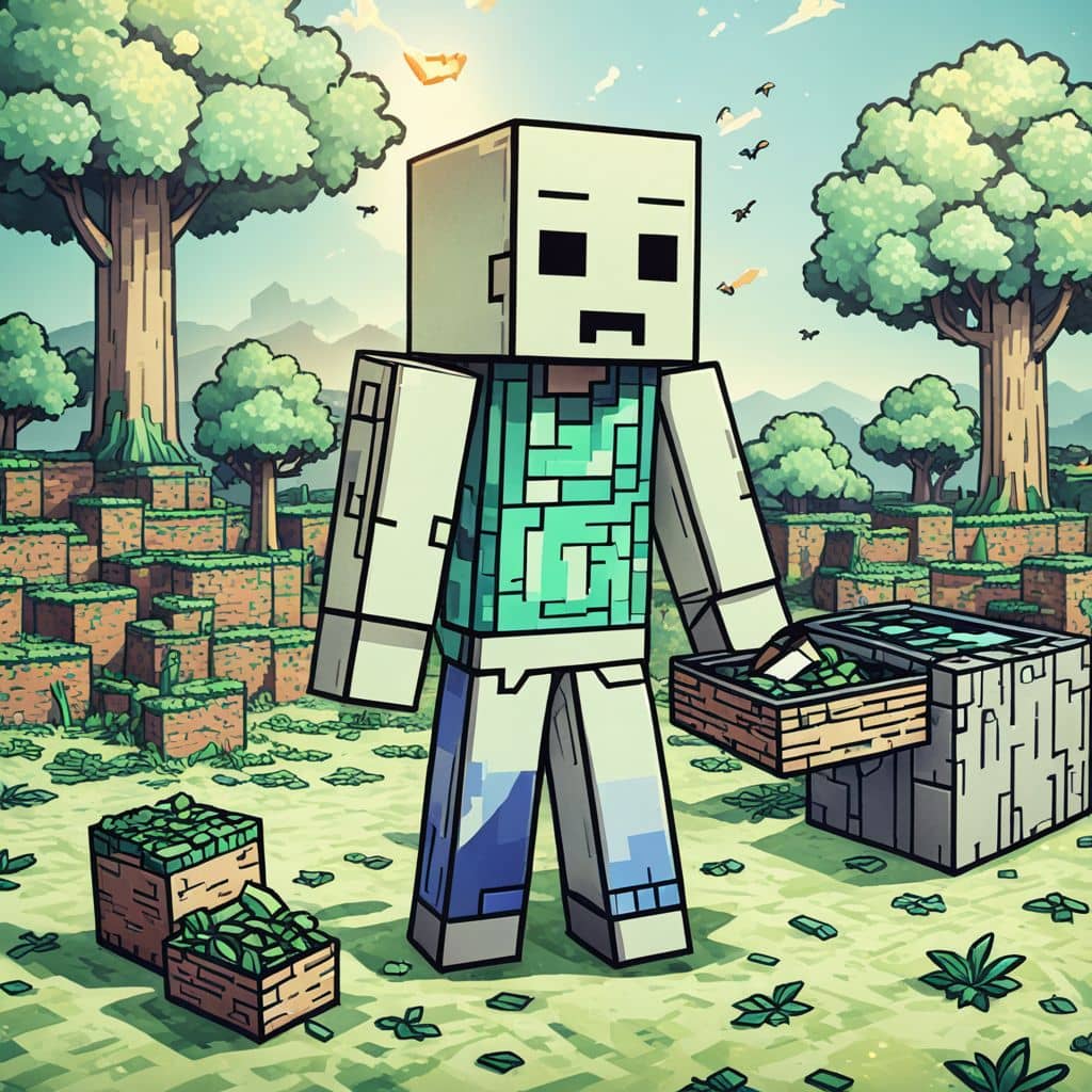 Colored Villager trading items  Minecraft