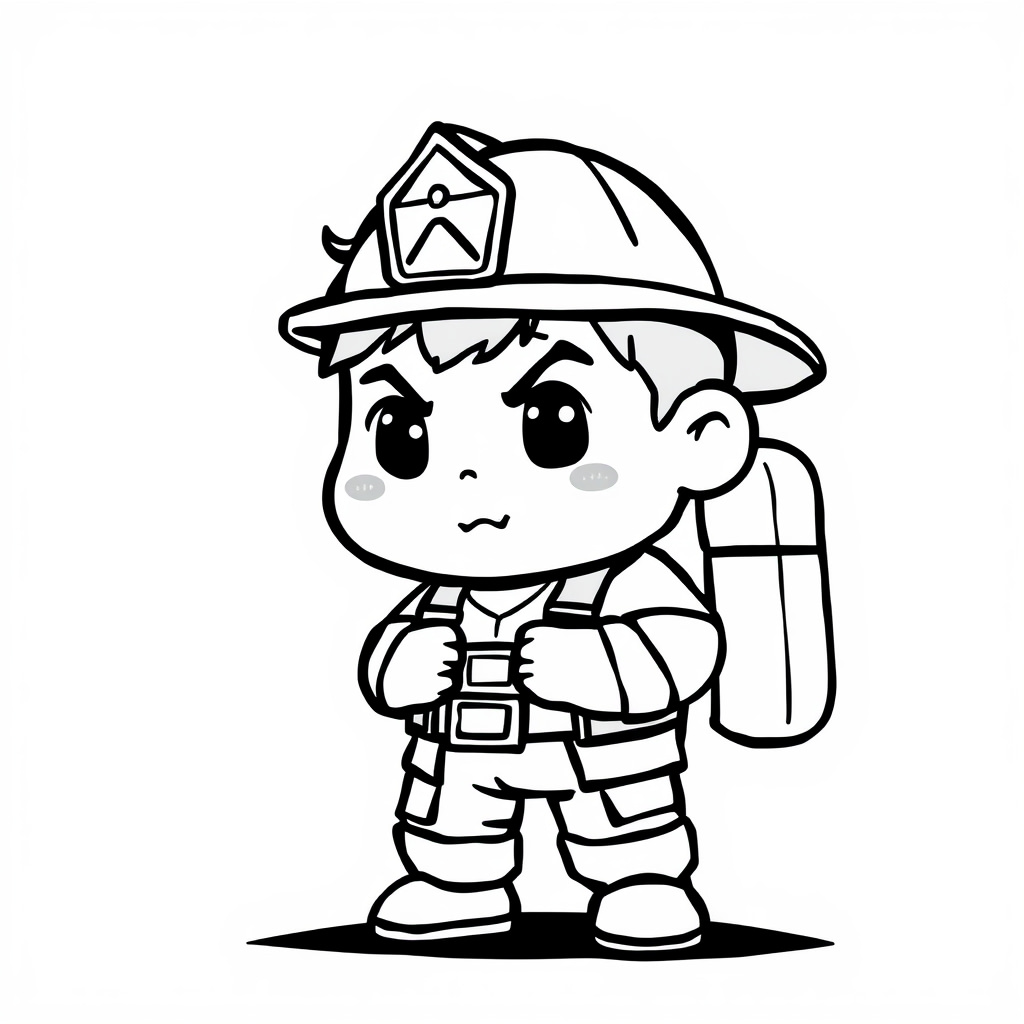 Hulk as a firefighter