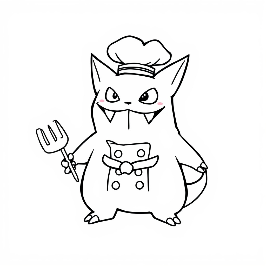 Gengar as a chef