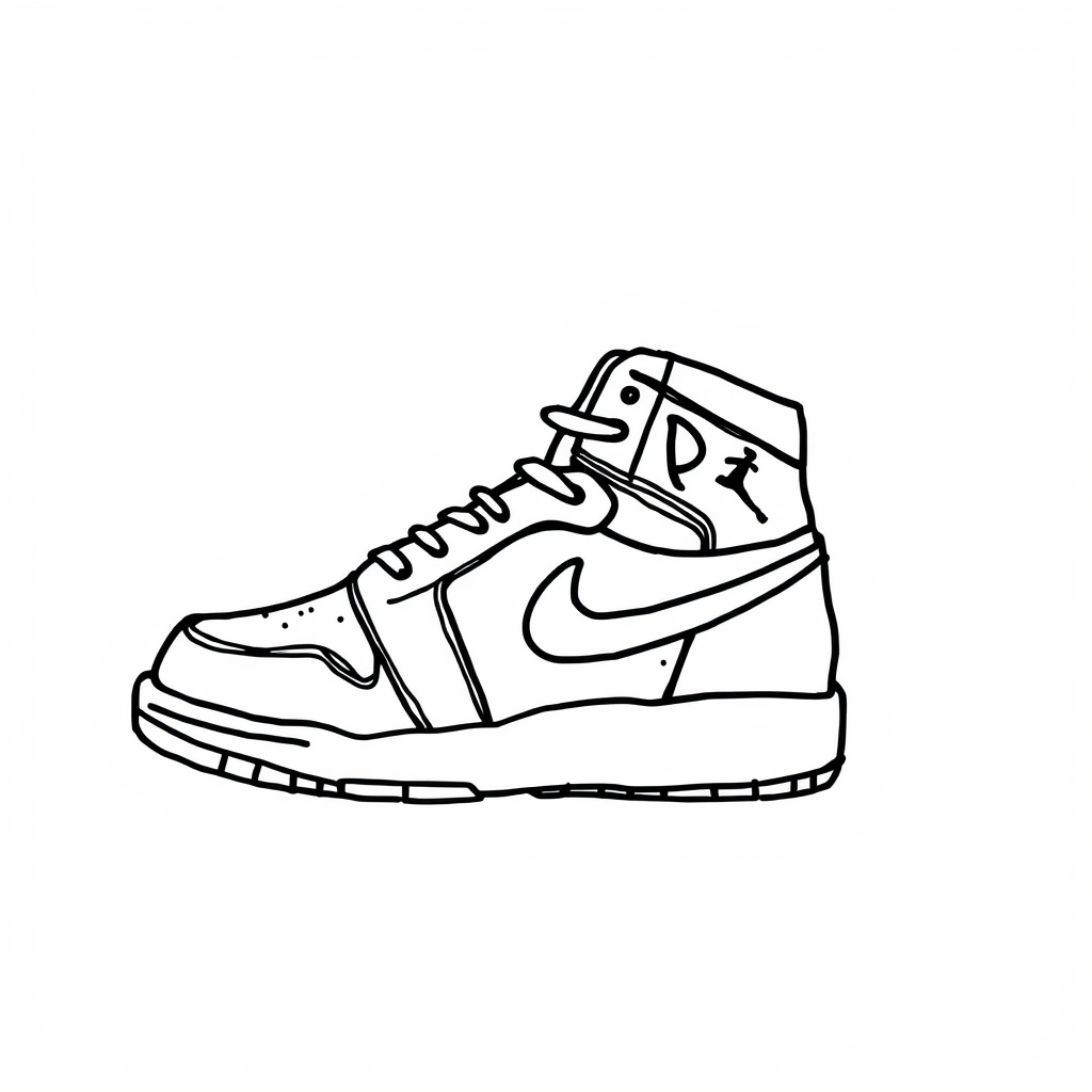 Pride - Displaying Air Jordan Shoe