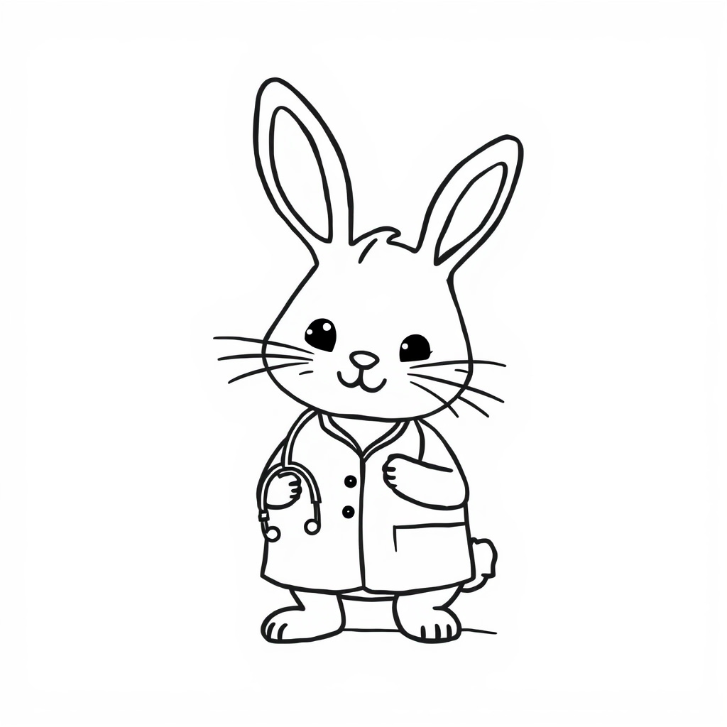 Bunny as a doctor