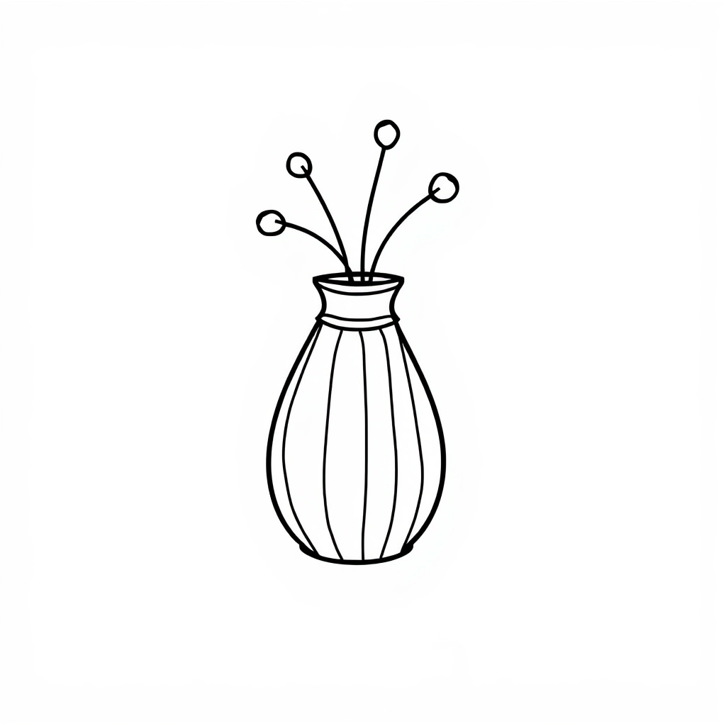 Potter crafting delicate vase