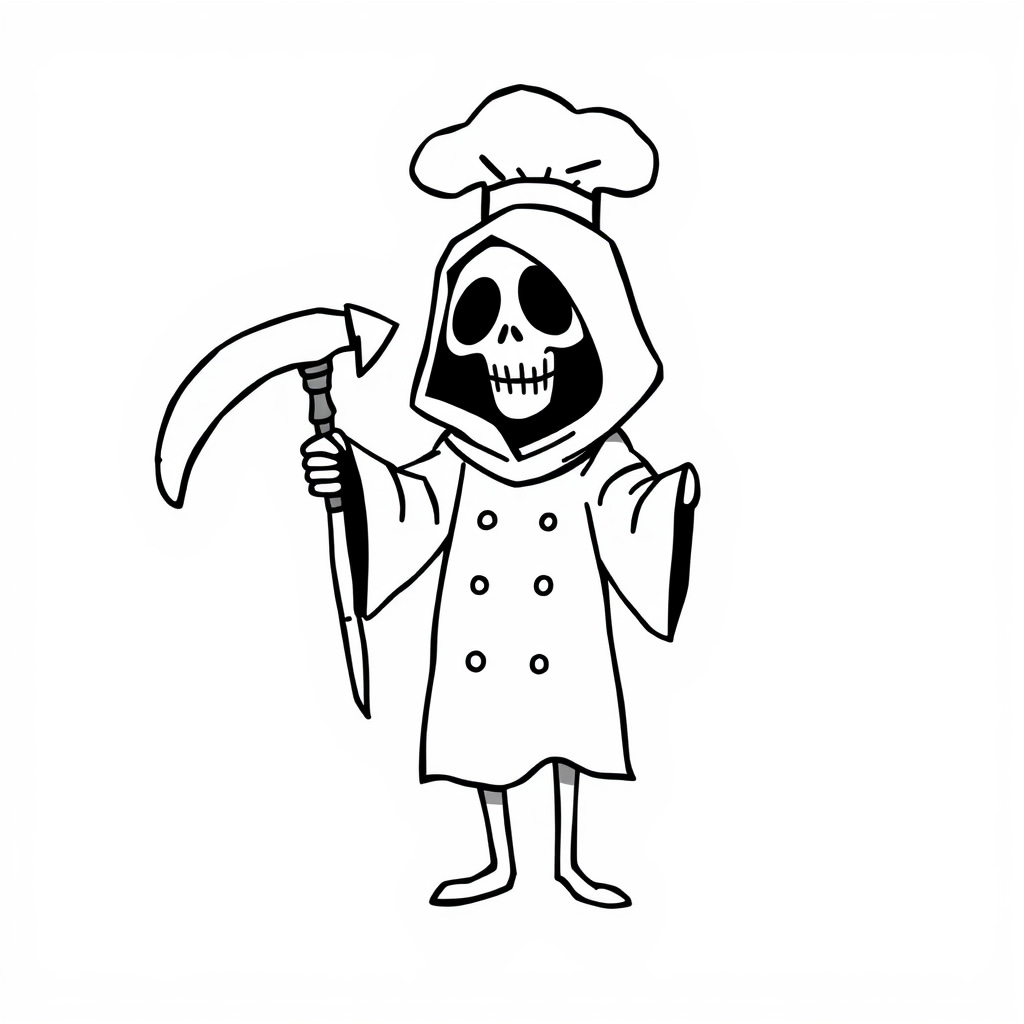 Grim Reaper as a Chef