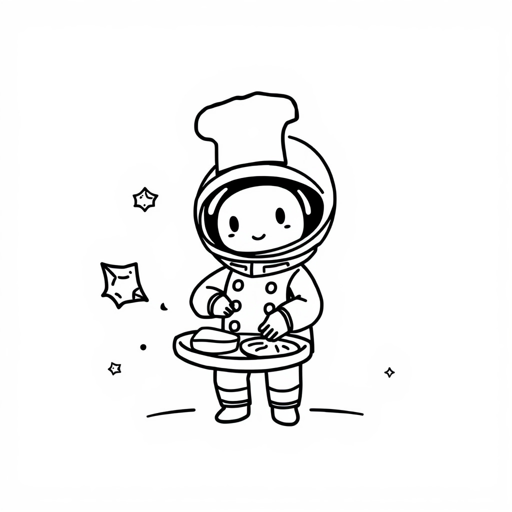 Space chef cooking meteor meals