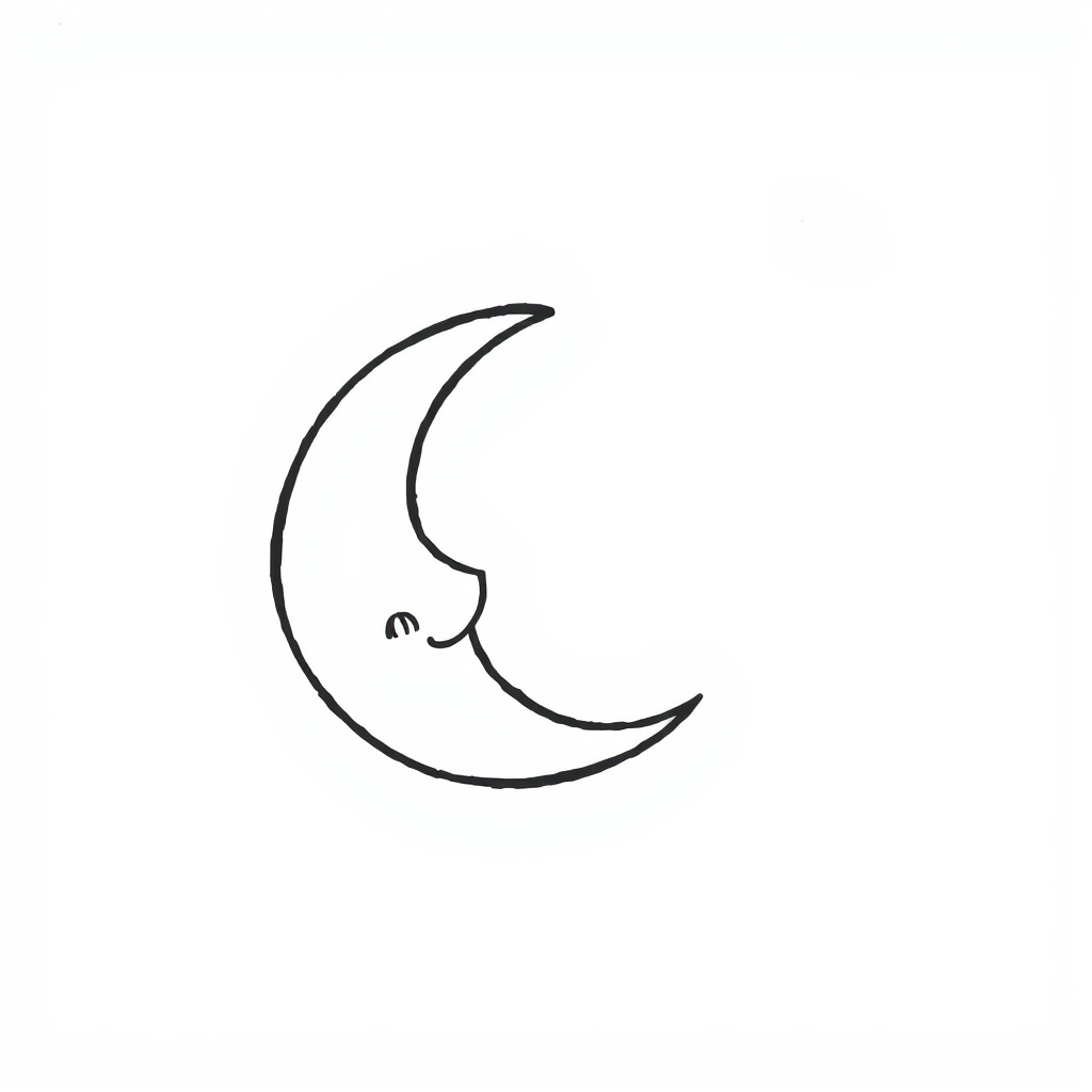 Crescent Moon feeling thoughtful