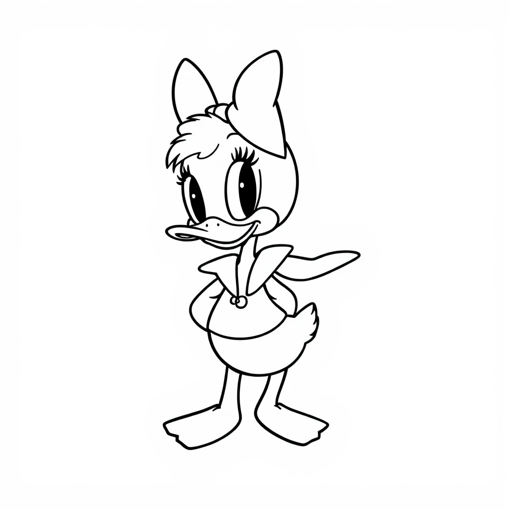 Daisy Duck as a pilot