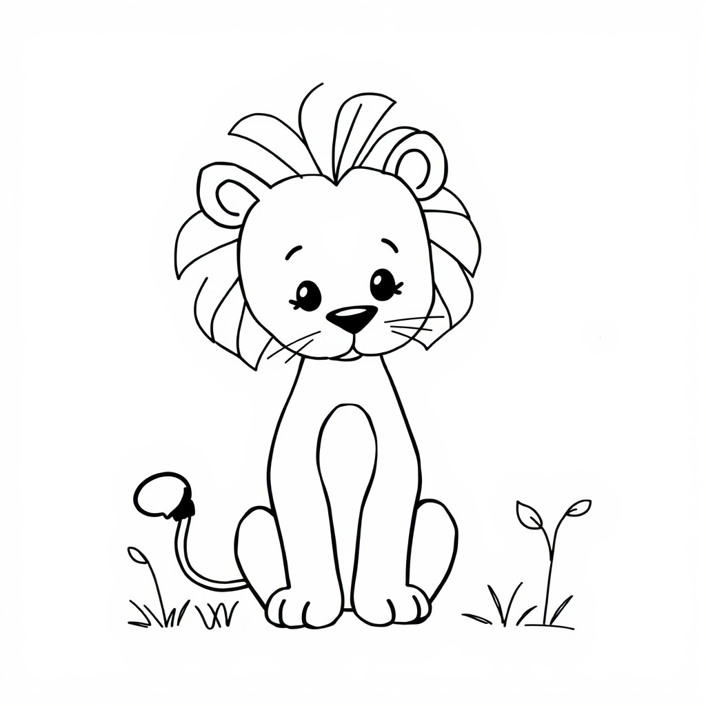 Lioness as a gardener