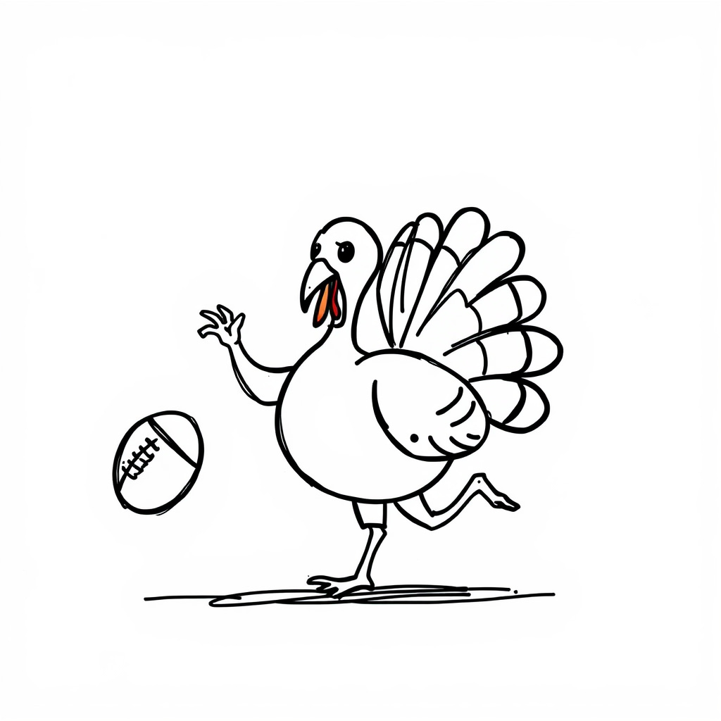 Turkey playing football