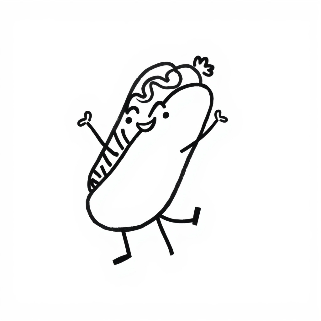 Dancing Hot Dog