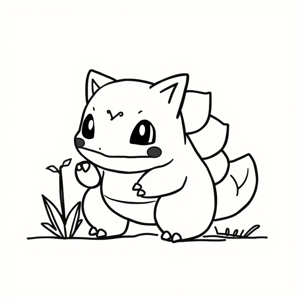 Bulbasaur as a gardener