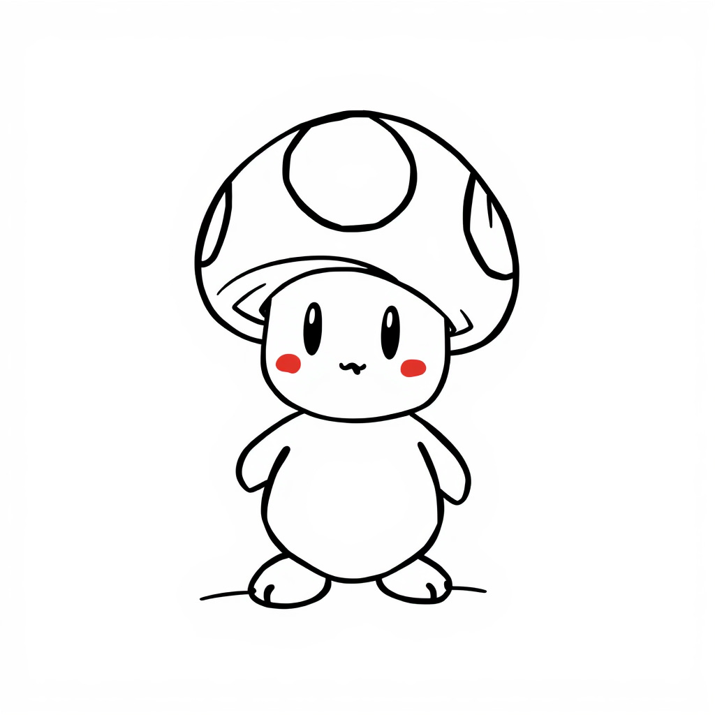 Toad with Mega Mushroom