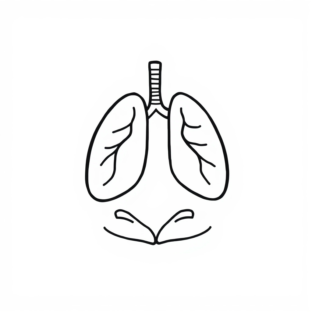 Lungs meditating peacefully