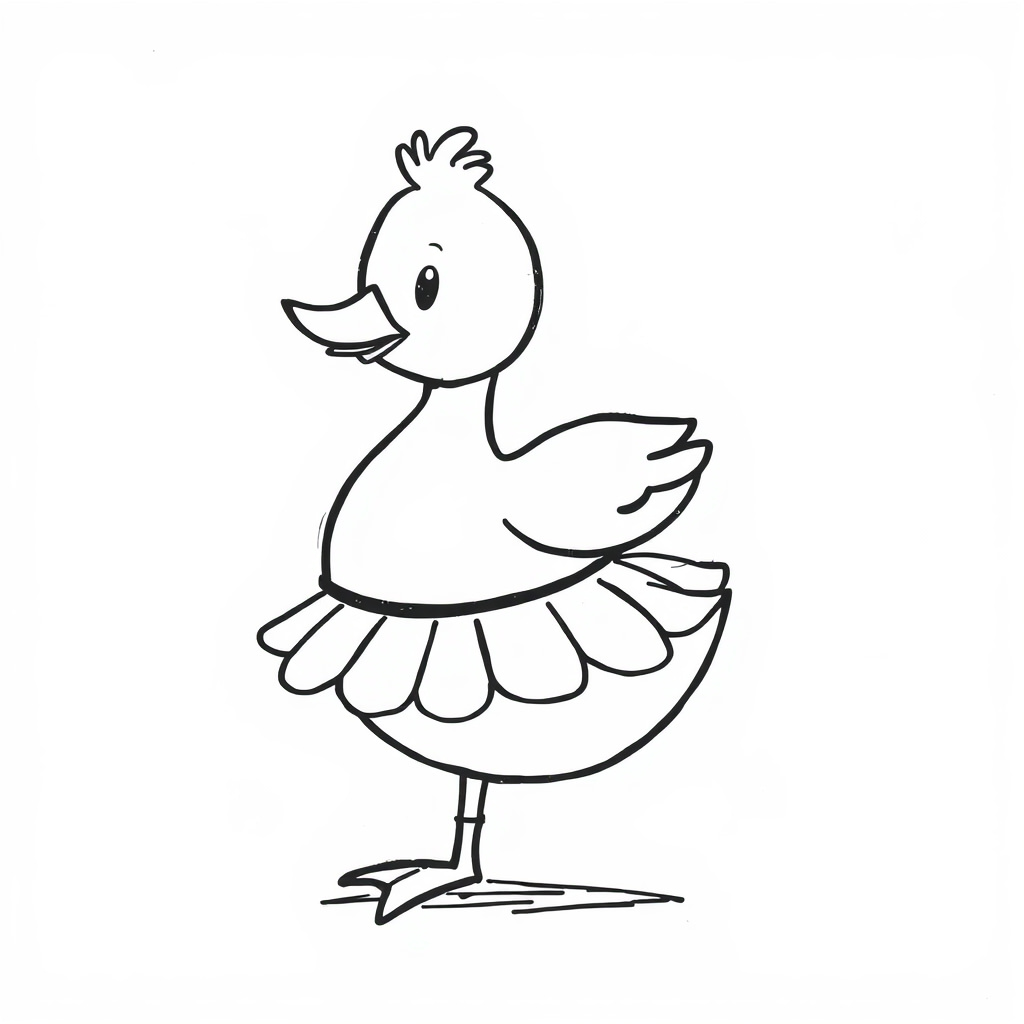 Dancing Duck with a Tutu