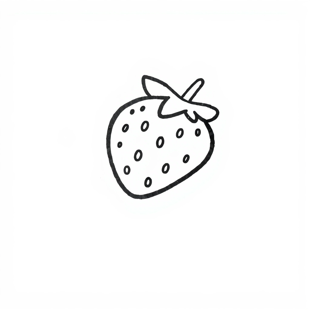 Strawberry with dots